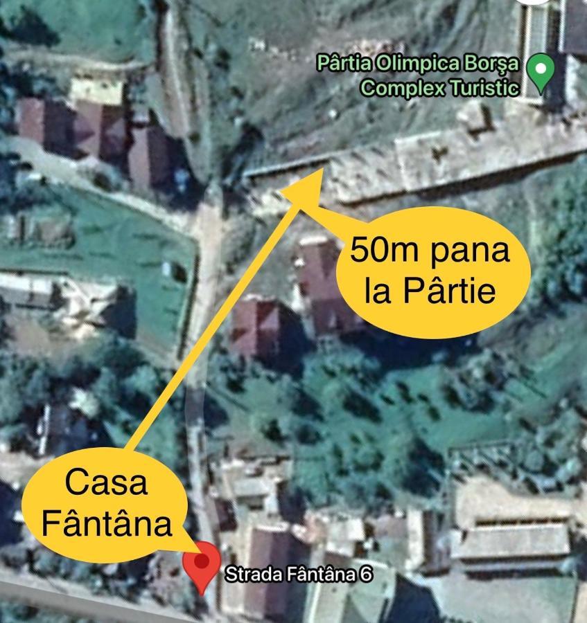 Casa Fantana - La Poalele Muntilor -50 De Metri De Partia Olimpica Villa Statjunea Borsa Luaran gambar